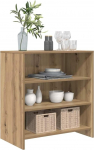 vidaXL k&uuml;ljepaneel t&auml;ispuidust tammepuust 70 x 41 x 75 cm Puidu materjal