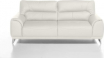 Mivano Frisco 3-kohaline diivan / 3-kohaline kunstnahast diivan, mis sobib toolile ja 2-kohalisele diivanile Frisco / diivanikomplekt / 210 x 92 x 96 / valge