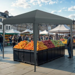 DWVO Gazebo 3 x 3 m, Pop Up telk koos hoiukotiga, t&auml;ielikult veekindel, kokkupandav varjualune pulmadeks, v&auml;lipidudeks, telkimiseks ja s&uuml;ndmusteks (Hall)