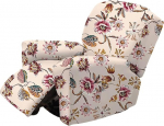Toolikaitsja tugitoolile 8/6/4-osaline t&auml;ielik tugitooli kaitsja Stretch tugitooli padi Relax koos k&auml;etugedega Tooli viskekate High-Backed Recliner Chair elastse alusega (v&auml;rv: