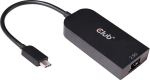 Club 3D CAC-1520 USB 3.2 C-t&uuml;&uuml;pi adapter 2,5 Gigabit Ethernet M/F mustaks