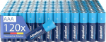AAA R03 Micro Batterien 120er Pack Zink-Kohle Lange Lagerf&auml;higkeit Cadmium- & quecksilberfrei umweltfreundlich verpackt Vorratspack Alpalium