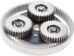 36T 12mm paksus 47.5mm l&auml;bim&otilde;&otilde;duga planetaarne hammasratta komplekt koos sidurikomplektiga DIY auto roboti mudeli tegemiseks