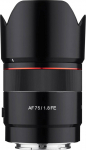 Samyang AF 75mm F1.8 kompaktne autofookusega teleobjektiiv Sony FE monteeringule must (SYIO75AF-E)