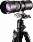 Ruili 420-800mm F/8.3-16 k&otilde;rglahutusega telesuumobjektiiv koos T-mount adapteriga Canon EOS EF mount DSLR kaameratele nagu 1300D 40D 50D 60D 1200D 1100D 1000D 760D 750D 700D 650D 550D 450D 350D