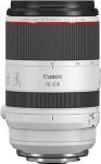 Canon RF 70-200 mm F2.8L is USM telesuumobjektiiv (77 mm filtri keermega) 89,9 x 146 mm, valge