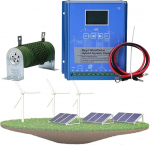 XINRISHENG 9000 W Wind Solar Hybrid Charge Controller Seizures for Wind and Solar Power Charging, Regulator MPPT Wind Solar Hybrid Boost Controller