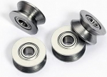 50/100 tk V624ZZ V624 624W 4x13x6mm V-mutrid-kugellager Rollenrad juhtimiseks 4 * 13 * 6mm (laager teras, 100 tk)