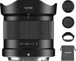 VILTROX 56mm F1.7 AF objektiiv Nikon Z-Mount objektiivile, f/1.7 APS-C suur ava, fikseeritud fookuskaugusega fikseeritud fookuskaugusega, &uuml;hildub Nikon Z-Mount kaameratega Z5, Z50, Z6, Z6II, Z7, Z7II, ZFC, Z30, Z9, Z8, ZF