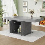 V&auml;ljat&otilde;mmatav s&ouml;&ouml;gilaud, 180 L x 80 W x 76 H cm, s&ouml;&ouml;gilaud koos hoiuruumiga, ristk&uuml;likukujuline s&ouml;&ouml;gilaud, kohvilaud, ruumi s&auml;&auml;stev multifunktsionaalne s&ouml;&ouml;gilaud, automaatne teleskooplaud