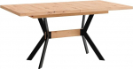 byLIVING Bremen s&ouml;&ouml;gilaud / Artisan tammepuust / metallraamiga must / v&auml;ljat&otilde;mmatav s&ouml;&ouml;gilaud / k&ouml;&ouml;gilaud B 160-200 x K 75 x S 90 cm