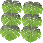 SHINEOFI Eva Tischsets 6 St&uuml;ck Monstera Blatt Isolierend rutschfest Hitzeschutz Platzset f&uuml;r Esstisch Party Dekoration Gr&uuml;n