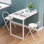 Zdlopteron Multifunktsionaalne seinalaud terasraamiga MDF-plaadiga, kokkupandav s&ouml;&ouml;gilaud, turvaline laud, elutuppa / kodukontorisse (ainult laud)