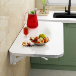 Seinale paigaldatud s&uuml;learvuti laud, kokkupandav s&ouml;&ouml;gilaud kodukontorile, kokkupandav arvutit&ouml;&ouml;laud, puidust ujuv pesulaud koos kokkupandava lehefunktsiooniga