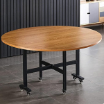 Drop Leaf s&ouml;&ouml;gilaud, kokkupandav k&ouml;&ouml;gilaud, multifunktsionaalne &uuml;mmargune laud, mobiilne pikendatav v&auml;ike arvutilaua, universaalsete ratastega ruumi s&auml;&auml;stev restoranilaud (W 120 cm)