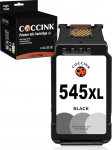COCCINK PG-545 XL (1 must) taast&ouml;&ouml;deldud Canon 545XL tindikassetid PIXMA MG2450 MG2455 MG2550 MG2555 TS205 TS305 iP2800 iP2850 iP2855 MG2950 MG2955 MX495 TR4500 TR4651 printerile