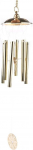 lachineuse - Copper Wind Chime - Metal Tube Chime - Chinese Japanese Chime - Gold - Ideal for Outdoors, Indoors, Garden - Asian Zen Feng Shui Ambience