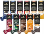 Tchibo Cafissimo degusteerimiskomplekt Erinevad sordid Caff&egrave; Crema, Espresso ja kohv, 110 tk (11 x 10 kohvikapslit), j&auml;tkusuutlik ja &otilde;iglane kaubandus.