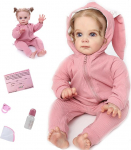 AIBAOLIAN Reborn Doll 24 Inch Reborn Baby Lifelike Soft Silicone Vinyl Real Reborn Baby Handmade Newborn Reborn Baby Girl