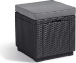 Allibert Cube 206721 Nelinurkne pehmendusega iste, rotangiefekt, plastist