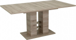 Apollo Helena Effect Dining Table San Remo Oak S&auml;ulenfu&szlig;gestell, Wood, brown, 220x90 cm
