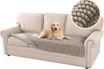 H.Versailtex Chenille-Hundebettbezug, dick, weich, Sofabez&uuml;ge f&uuml;r 3 Kissen, Couch, rutschfeste Sofa-Schonbez&uuml;ge, M&ouml;belschutz f&uuml;r Hunde, Haustiere, Katzen, 90 x 208 cm, Sandfarben
