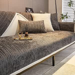 Diivanikate, diivanikate L kuju 1/2/3/4 istekohaga, diivanikatted istmele, diivanikate nurgas diivanile libisemisvastane diivanikaitse, diivani viskekate, tumehall, 90 x 160 cm