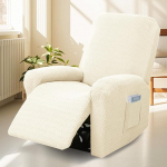 4-osaline k&otilde;ikeh&otilde;lmav tugitooli kate, 1-kohaline lamamistooli kate Stretch Cover koos taskute, tugitooli kaitsja TV-toolide ja l&otilde;&otilde;gastava tooli jaoks, libisematu k&otilde;rge venitus elastse alusega