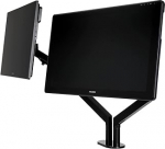 HUION ST420 Dual Monitor Stand, lauaarvuti statiiv reguleeritava VESA kinnitusega, &uuml;hildub kuni 32-tollise monitoriga, p&ouml;&ouml;rleb mitme nurga all