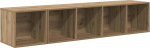 TV Schrank,TV-Schrank Set Wandmontiert 2 pcs Artisan-Eiche Holzwerkstoff,TV Board H&auml;ngend Schrank Fernsehschrank TV Bank Wohnzimmer M&ouml;bel Modern Wandschrank f&uuml;r Wohnzimmer Schlafzimmer