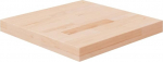 vidaXL lauaplaat, nelinurkne t&auml;ispuidust laud, tammeplaat, puidust laud, asenduslauaplaat s&ouml;&ouml;gilauale, 40 x 40 x 4 cm, t&ouml;&ouml;tlemata tammepuust