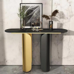 IBOWZ Flurdekoration, Eingangstisch, Konsolentisch, schmale Konsole, Sofa-Beistelltisch, modernes Akzentsofa for Flur und Wohnzimmer