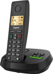 Gigaset Pure 220A juhtmeta DECT-telefon koos automaatvastajaga, k&otilde;neblokeerimise nupuga ja k&auml;ed-vabad funktsiooniga 80 kontakti Antratsiitmust [&uuml;hildub DE, IT, FR, NL, BE, Che, AUT]
