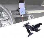 DIYUCAR auto mobiiltelefoni hoidja, mis &uuml;hildub LRover Evoque 2012-2018, keskkonsooli &otilde;huventilaatori telefoni hoidja, 360 &deg; p&ouml;&ouml;ramine auto telefoni hoidja k&otilde;igile mobiiltelefonidele (stiil B)