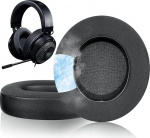 SOULWIT&reg; Professional Asendusk&otilde;rvaklapid Razer Kraken Pro V2, Kraken 7.1 V2, Kraken Stormtrooper peakomplektidele (must jahutusgeel)