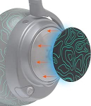 WC k&uuml;lgplaadid Arctis Nova k&otilde;rvaklappidele Wicked Cushions | Sobib Arctis Nova Pro Wireless/Pro Wired/Nova Elite/Nova 7 / 7X / 7P jaoks | FrankP