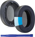 Aiivioll WH-1000XM5 asendusk&otilde;rvapadjad, mis &uuml;hilduvad Sony WH-1000XM5 jahutusgeeliga k&otilde;rvapadjadega asendusk&otilde;rvapadjad (must)