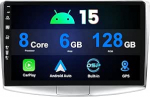 (6G + 128G) 10-tolline IPS Android 15 autoraadio stereo VW Magotan/CC Passat B7/B6 2010-2015 GPS 2 DIN DSP Carplay kaamera + mikrofoni tugi DAB/roolijuhtimine/WiFi/BT/Mirrorlink/RDS/USB