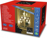 Konstsmide 35 Warm White LED 1243-103 7 Star Curtain + + C&acirc;ble Transparent 24 V
