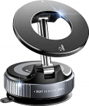 CloudValley Vacuum Magnetic Mobile Phone Holder Car, [Super Suction Cup] Magsafe Car Mount Suction Cup, [360&deg; Adjustable] Magnetic Phone Holder for iPhone 17/16/15/14/13/12 Android, must