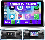 [4G + 64G] Inefala Android 15 autoraadio Renault Master 2019-2022 juhtmevaba Carplay Androidiga, 10-tolline puuteekraaniga raadio GPS WiFi RDS / FM Bluetooth EQ SWC tagurduskaamera mikrofoniga