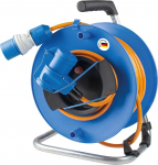 as - Schwabe Camping kaablirull, 25 m, CEE nurkliitmikuga, pinge n&auml;idikuga, 1,5 m &uuml;henduskaabel CEE pistikuga, 1 x maanduskontakt pistikupesa, v&auml;litingimustes kasutatav kaablirull, IP44, must, 12276