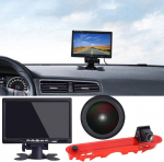 Dynavsal 1280 x 720 Pixel Super HD auto piduritulede tagurduskaamera komplekt 7-tollise LCD monitoriga, &ouml;ise n&auml;gemise tagurduskaamera asendus Mercedes-Benz Citan Tourer W415 Micro Camper / Renault jaoks