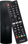 OOBRAN universaalne kaugjuhtimispult LG nutitelerite jaoks (Netflixi ja Amazoni nuppudega), t&ouml;&ouml;tab koheselt, seadistamist ei n&otilde;uta, AKB75095308 universaalne teleripult