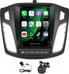 Slakerbe Android 13 autoraadio 2 DIN koos Carplay Android autoga &uuml;hilduv Ford Focus MK3 2012-2018, 2G + 32G 9,7-tolline autoraadio stereo Bluetooth navigatsiooniga WiFi FM RDS tagurduskaamera mikrofoniga