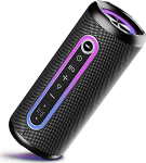 TIMU Bluetooth-k&otilde;lar koos valgusega, Bluetooth 5.4 muusikakast, 30 W kahekordne k&otilde;lar, kaks bassik&otilde;larit, 30-tunnine aku, IPX7 veekindel, TWS paaritus, AUX, TF-kaart, sobib &otilde;ue/peole/reisile.