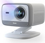 Philips Neopix 444 projektor 4K Native resolutsioon 1080p 500 luumenit ANSI Stereo heli 10W Auto Focus Auto Keystone HDMI kaabel USB-C Kaasas valge
