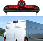 Tagumise vaate kaamera Fiat Ducato 3 / Peugeot Boxer / Citroen Jumper 2006-2017 Kolmas piduritulede kaamera &ouml;ise n&auml;gemisega P67 veekindel 140 &deg; vaatenurgaga Stabiilne kaabli&uuml;hendus 720P