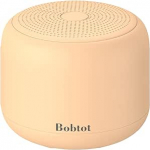 Bobtot kaasaskantav Bluetooth-k&otilde;lar, juhtmevaba veekindel k&otilde;lar valju stereoheliga, 15 tundi m&auml;nguaega, laetav aku, sisseehitatud mikrofon koos rihmaga (oranž)