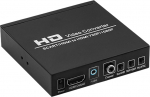 Mcbazel SCART+HDMI to HDMI Converter koos 3.5mm teisendada 480I(NTSC)/576I(PAL) formaadis signaali 720P/1080P HDMI signaali v&auml;ljund, &uuml;hendada DVD, digiboks, HD m&auml;ngija, konsool (PS2PS3PSP, Wii, Xbox360)